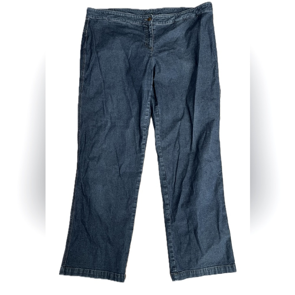 Eileen Fisher lightweight denim jeans or trousers. 
Size XL